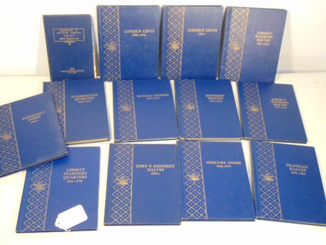 Coin collection, liberty quarters, Roosevelt dimes, (1 of 7)