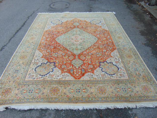 Room Size carpet, Iranian, wool, Kerman with center (1 of 7)