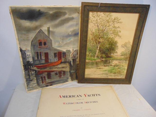 Art lot, 7 prints, "American Yachts", by Frederic (1 of 15)