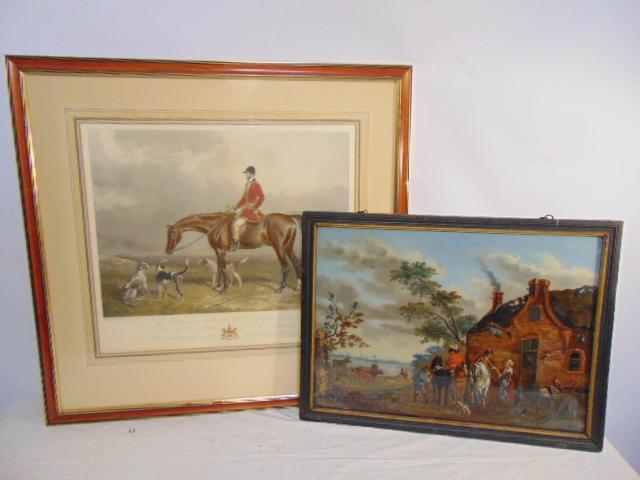 Dutch Eglomise painting, Senator Curtis James (1 of 8)