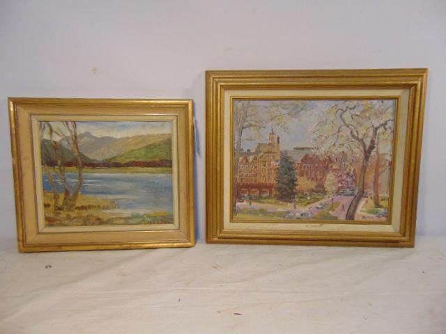 2 Paintings, "Spring, Scarsdale" by Beach (Beata Beach (1 of 8)