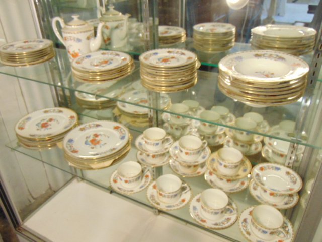 Set Limoges porcelain dinnerware, "Ceratene", A. Raynau (1 of 9)