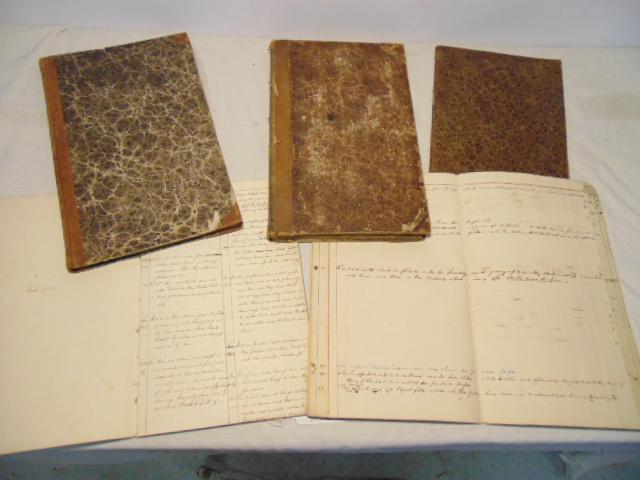 4 early ledges with church orders & religious writing, (1 of 11)