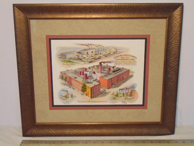 Advertising sign, "Philadelphia Printing Ink Works", (1 of 6)