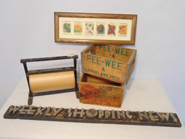 General store lot, wrapping paper mill dispenser by (1 of 14)