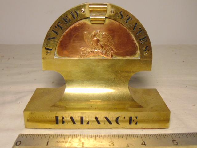 Advertising paperweight, United States Brass & Copper (1 of 5)