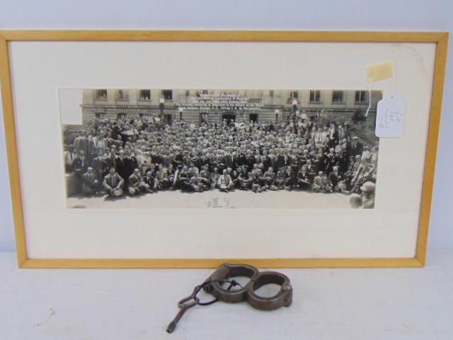 Magician convention group photo & cast Iron "Houdini" (1 of 9)