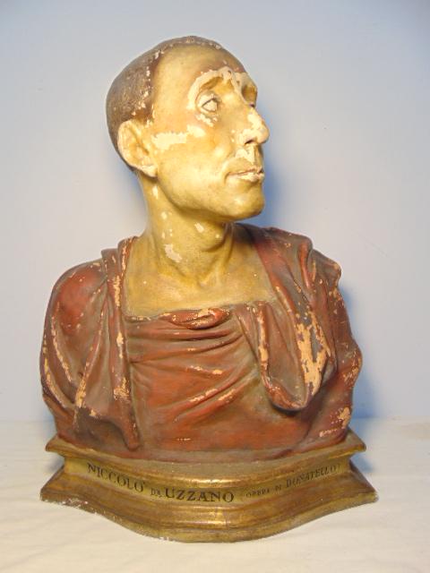Polychrome terracotta bust, "Niccolo da Uzzano" (Opera (1 of 7)
