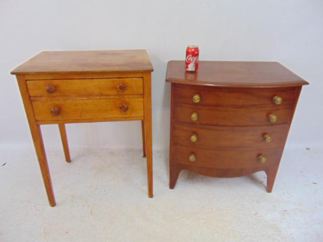 2 drawer country stand & lift top diminutive sized bow (1 of 6)