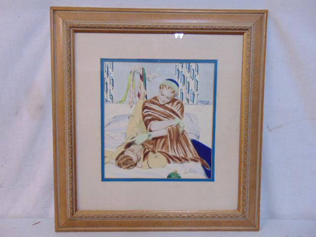 Illustration, "Spare Rib", by Stan Klimley, original illustration from "Today's Women", 1950's, (1 of 6)