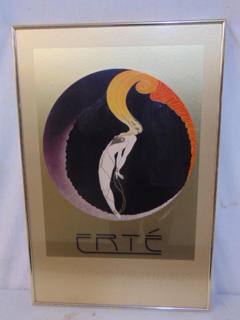 Erte Poster, published by Mirage Editions Inc, copyright 1979, print is 29.5" by 19.25"  Part of a (1 of 6)