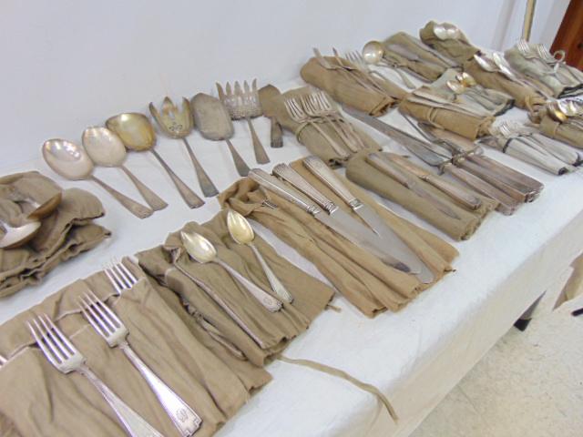 Gorham Etruscan pattern sterling flatware set, designed by William Codman, see images for a list of (1 of 10)