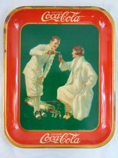 Vintage Coca Cola tray, 1926, American Art Works Inc, good condition, no scratches, dents, worn, (1 of 7)