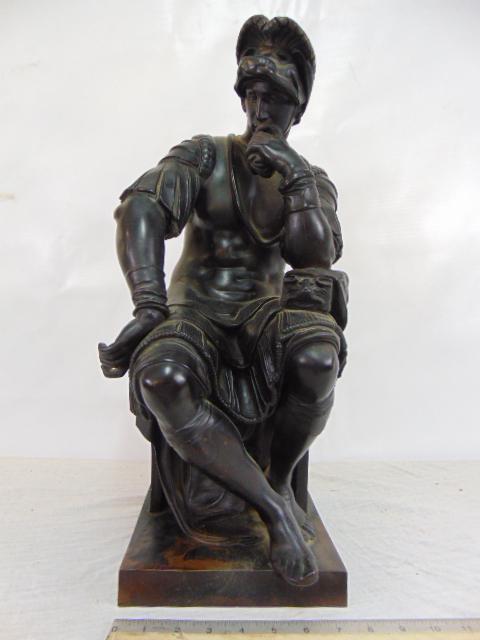 Large Barbedienne bronze, "Lorenzo de 'Medici",  R. Barbedienne Fondeur, (1 of 7)