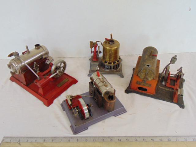 4 steam engines, boilers & piston drive, by Weeden & others. (1 of 13)