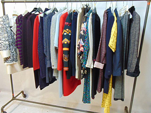 Couture clothing lot 35 pcs to include Serge & Real 10pcs; Dana Buchman 7pcs; Noriko Maeda 3pcs; (1 of 9)