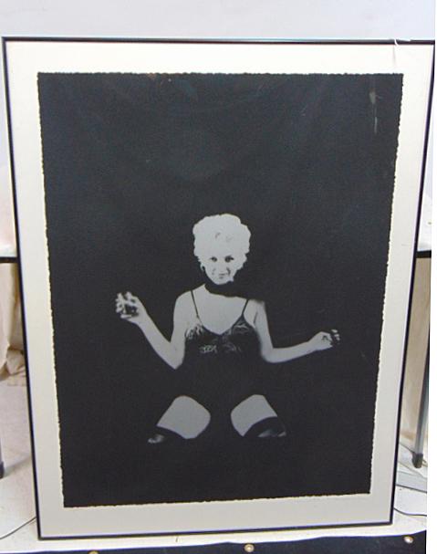 Milton Greene, Marilyn Monroe silkscreen, signed, edition 107/300, 45.5" by 34.5": Milton Greene, Marilyn Monroe silkscreen, signed, edition 107/300, 45.5" by 34.5"