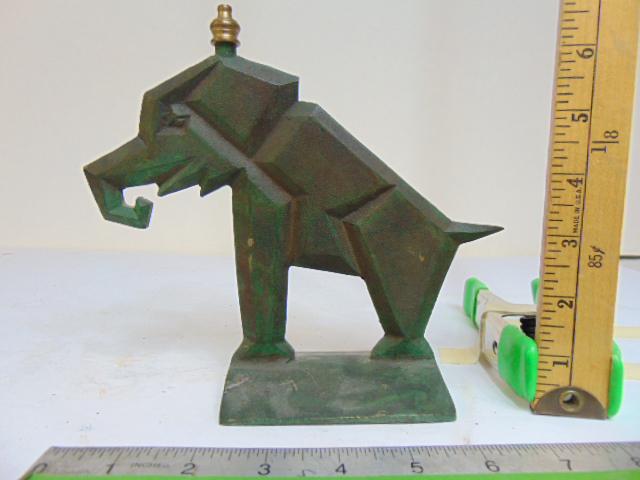 Bronze elephant doorstop, "Real Bronze", Spencer Guildford, height is 7" (1 of 4)