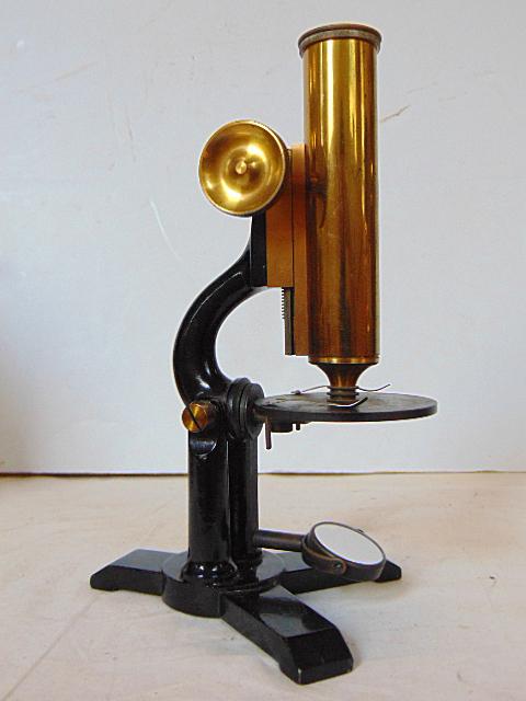 Microscope, McAlister , New York, Cased, 1 Objective, 1 Eyepiece, optical, scientific, biology (1 of 7)