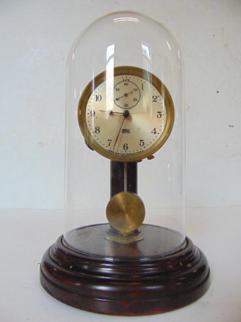 Clock, Poole Dome , Electro mechanical, functions then stalls. 11.5"h x 7.5"w (1 of 7)