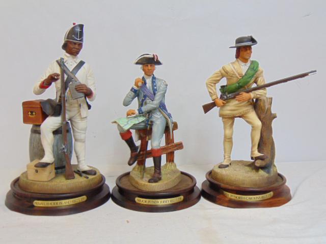 3 Royal Doulton Art sculptures, "Soldiers of the Revolution", includes model 347, Major, 3rd New (1 of 11)