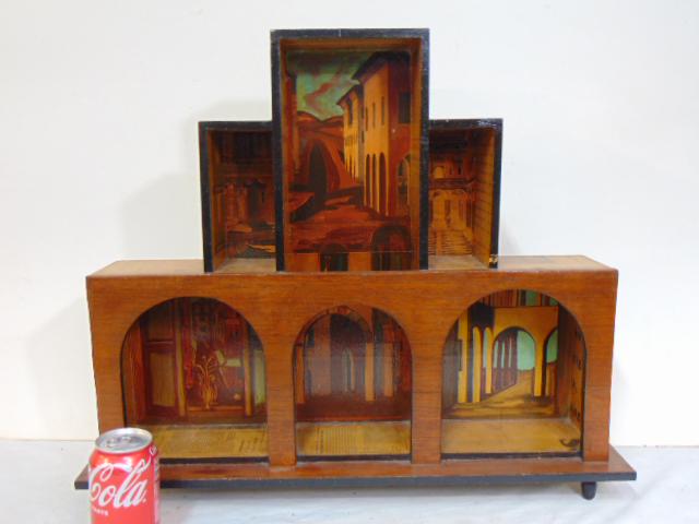 Mixed media, construction, building style construction with domed compartments, covered in various (1 of 6)