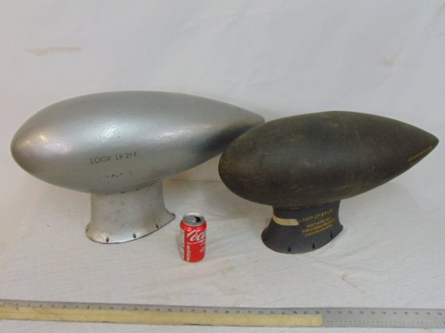 2 radio compass Loop antennas, includes Loop LP-21-F, B-17 Flying Fortress B-24 Liberator Radio Comp (1 of 9)