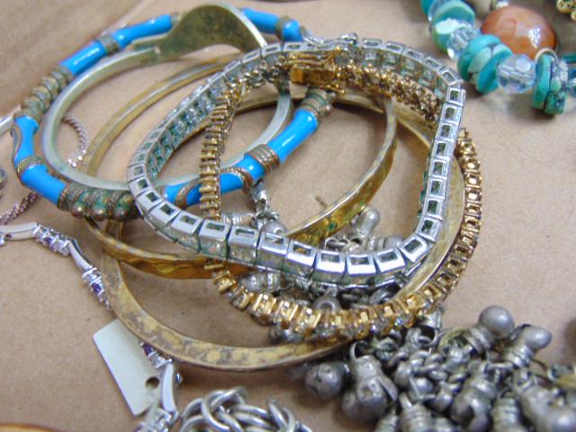 Jewelry. Lot of beaded necklaces & bracelets, costume & other (2 boxes) see photos: Jewelry. Lot of beaded necklaces & bracelets, costume & other (2 boxes) see photos