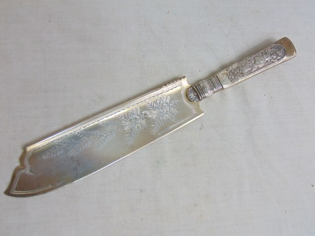 Gorham sterling cake server, aesthetic style, 12", 4.5 troy (1 of 9)