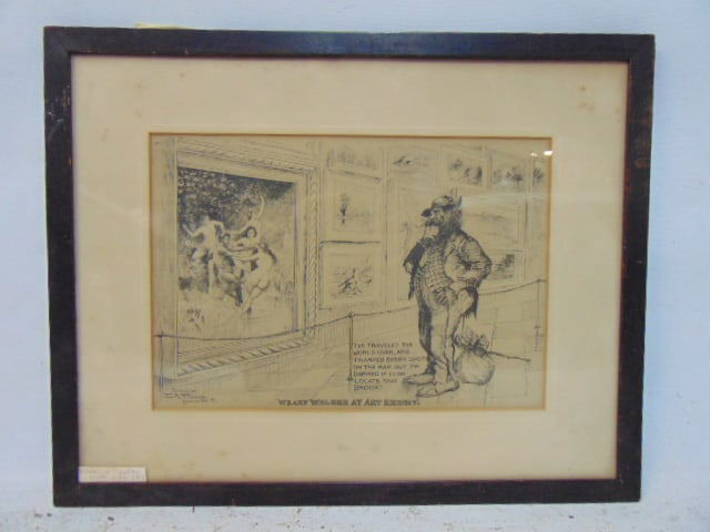 Print, "Weary Walker Art Exhibit", Emery Filleau, 8.25" by 12" (1 of 4)