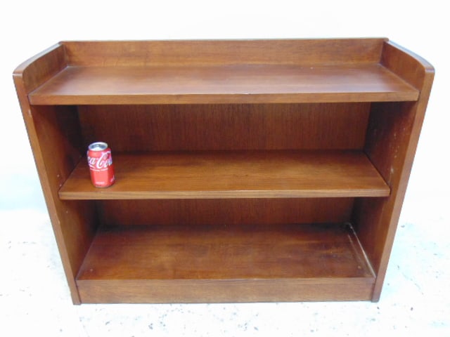 Audi Stickley bookcase, open front with single shelf, case is 40" by 12", height is 31.5" (1 of 4)