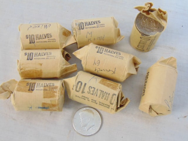 Lot silver Kennedy half dollars, $80 face value, 1964, many uncirculated (1 of 4)