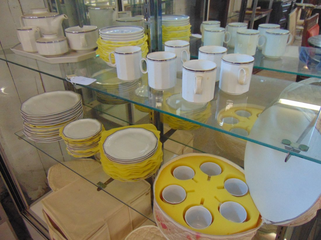 Large set of Rosenthal porcelain dinnerware, Studio-Linie service for 12, includes 5 piece tea set, (1 of 8)