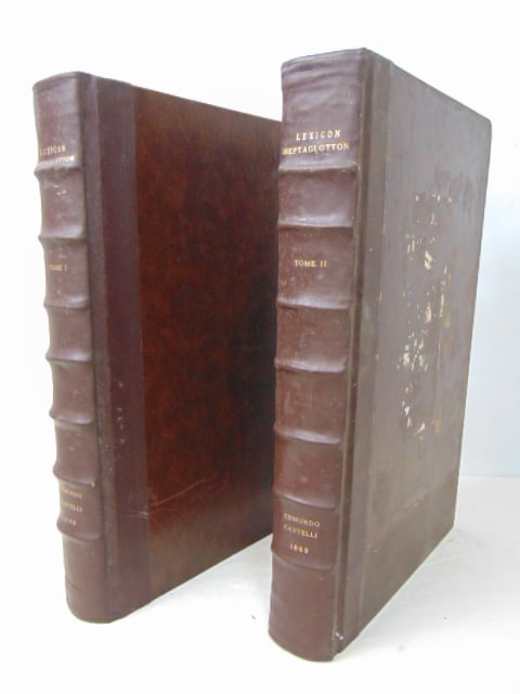 Edmundo Castelli's 1669 "Lexicon Heptaglotton", Hebraicum, Chaldaicum, Syriacum, Samaritanum, (1 of 10)