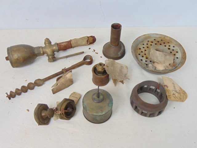Lot Patent Models "Taken From the Debris of the Fire Sept 24 1877", includes Auger Handle", by (1 of 8)