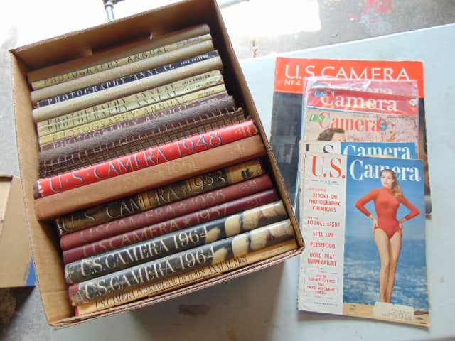 Large lot U.S. Camera magazines, bundles, annuals (1 of 4)