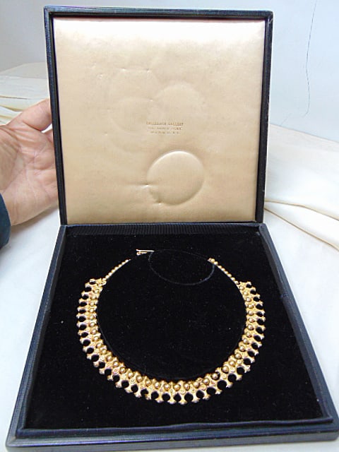 Jewelry. Antique Victorian Etruscan style gold necklace. tested 18kt 30.65 grams 17" total length. (1 of 10)