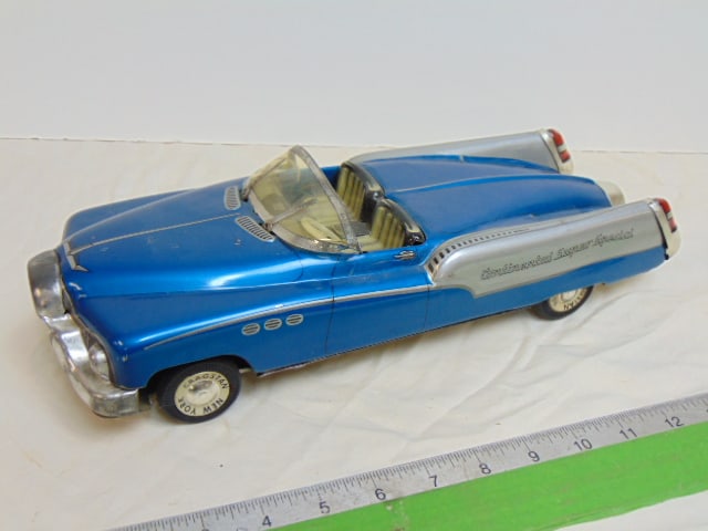 Vintage toy car, "Continental Super Special", by Cragstan toys, New York", original paint, (1 of 5)