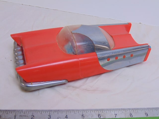 Vintage toy car by Mattel Inc. plastic construction with metal trim: Vintage toy car by Mattel Inc. plastic construction with metal trim