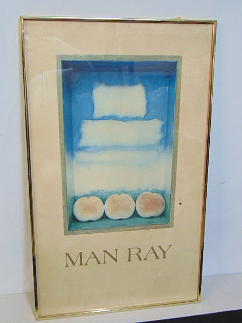 Poster, 3 peaches, Man Ray, print is 31.5" by 18.75" (1 of 3)