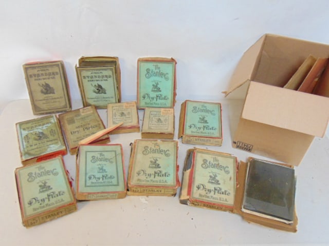 Huge collection glass negative plates, The Stanley Dry plates, mostly Maine, but also Boston, New (1 of 7)