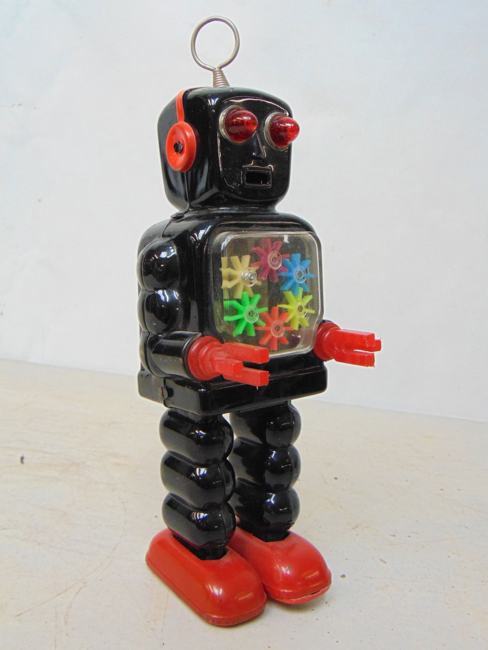 Japanese toy robot, wind up action, height is 10.25" (1 of 4)