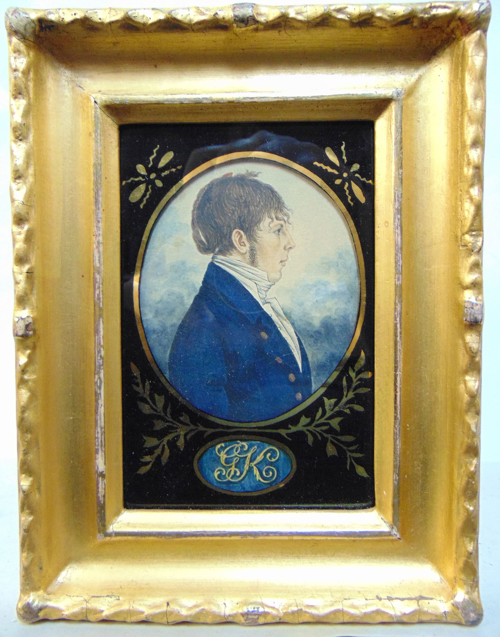 Miniature portrait of George Kugler, att. to John Archibald Woodside Sr. American 1781-1852, (1 of 7)