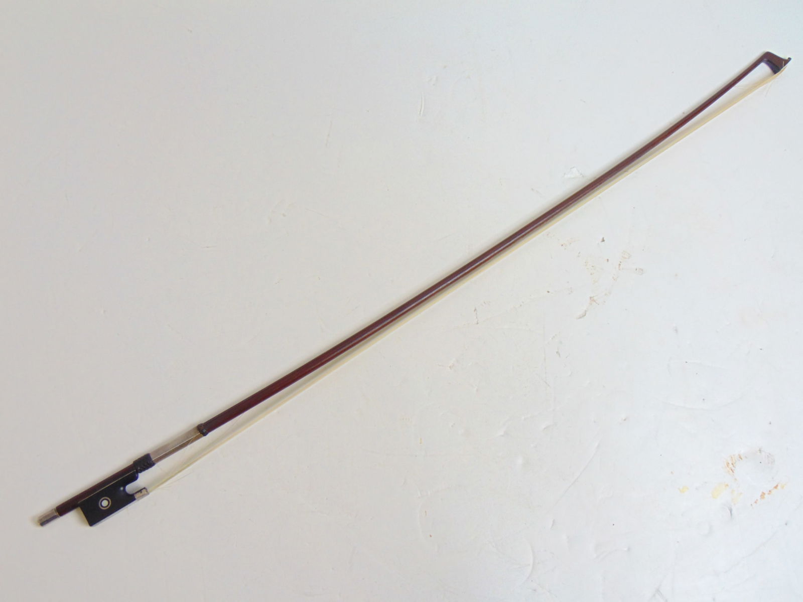 German violin bow by Carl Heinrich Knopf for Nikolai Kittel, stamped Kittel on side, and (1 of 6)