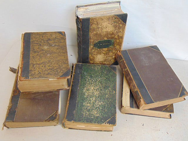 Lot Godey's Lady's books, magazines, 1870, includes 6 volumes containing various fashion designs, (1 of 5)