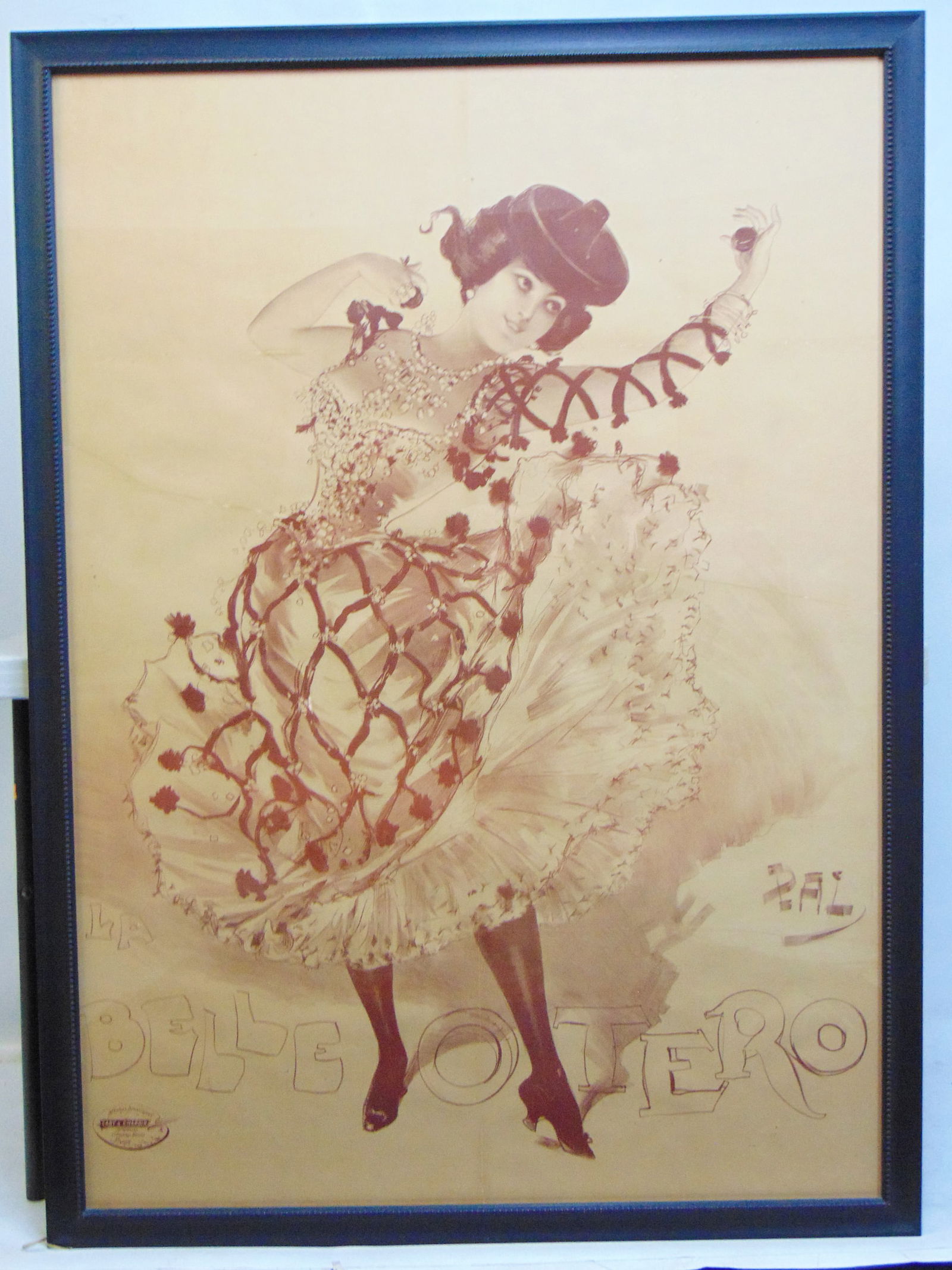 Vintage poster, "La Belle Otero, by Pal (Jean de Paleologue), Affiches Artistiques Caby & Chardin, (1 of 8)