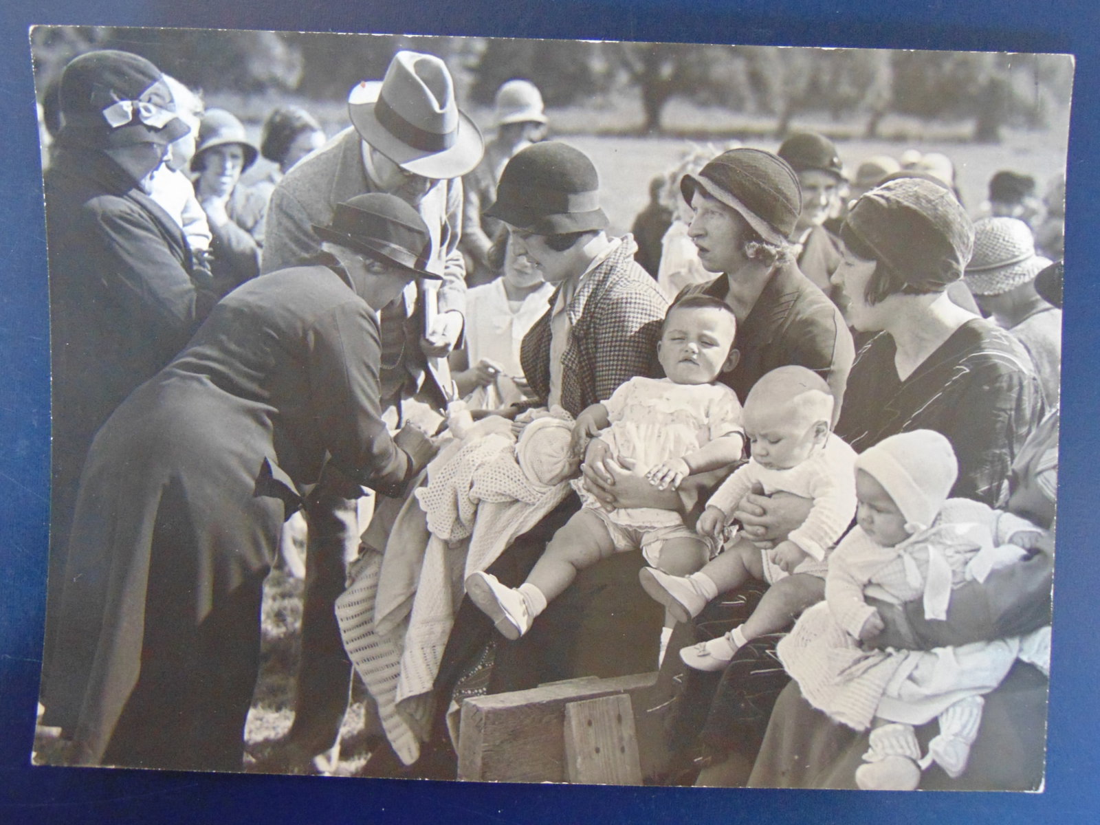 Photograph, the most beautifull and healty babies, by Willem van de Poll, "Von Seiner: Photograph, the most beautifull and healty babies, by Willem van de Poll, "Von Seiner Schottlandreise", The Associated Press, Berlin, 6.5" by 9"