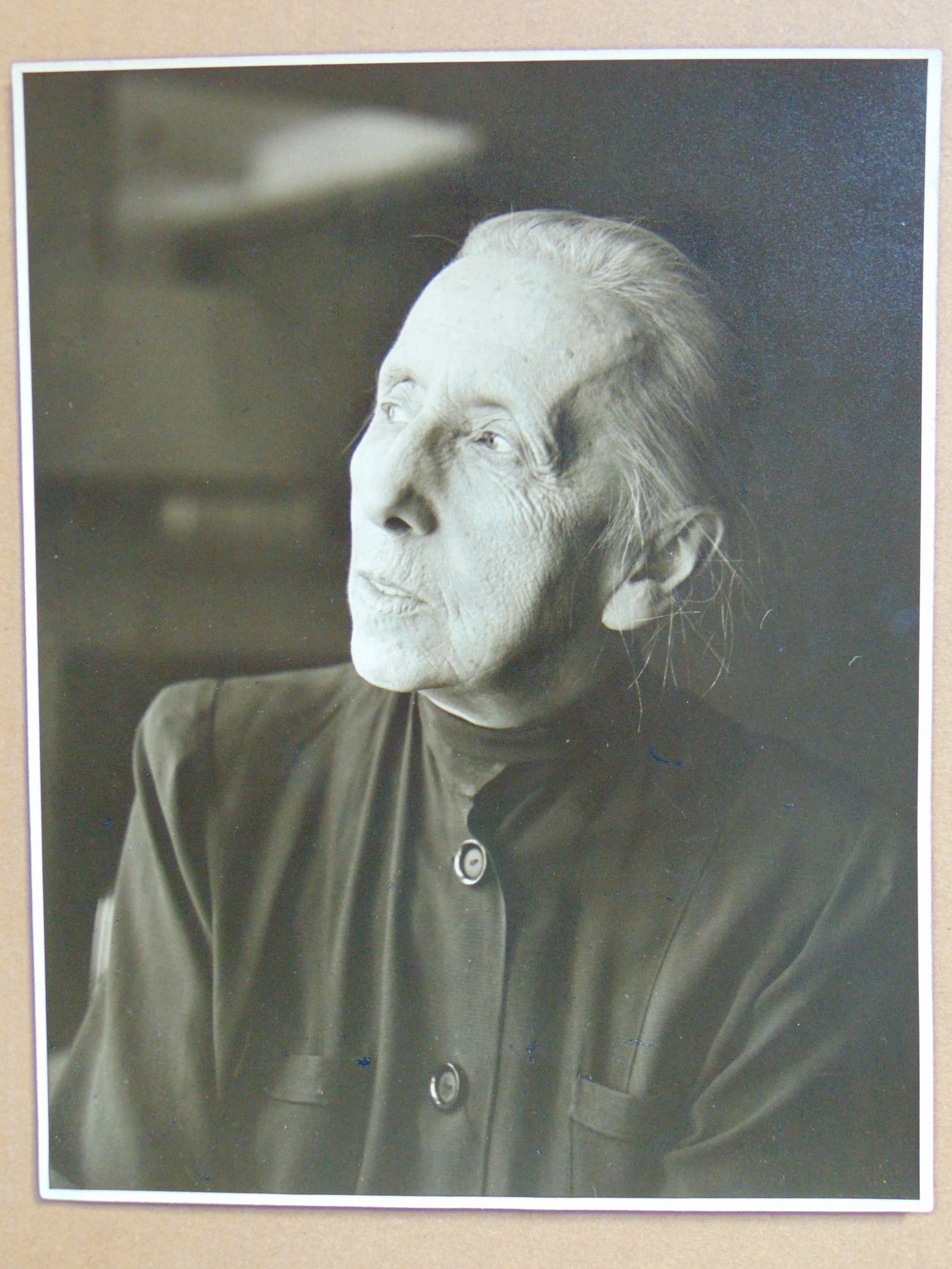 Photograph, portrait of Annette Kolb, by Ernest Rathenau, 9.75" by 7.75": Photograph, portrait of Annette Kolb, by Ernest Rathenau, 9.75" by 7.75"