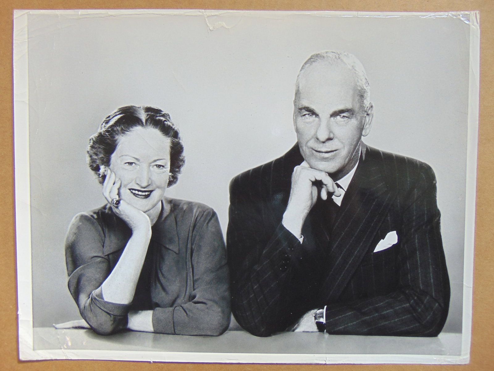 Karsh photograph of DeWitt Wallace & Lila Bell Acheson Wallace, co-founders of Reader's Digest: Karsh photograph of DeWitt Wallace & Lila Bell Acheson Wallace, co-founders of Reader's Digest "photo: Karsh", 7.5" by 9.5"