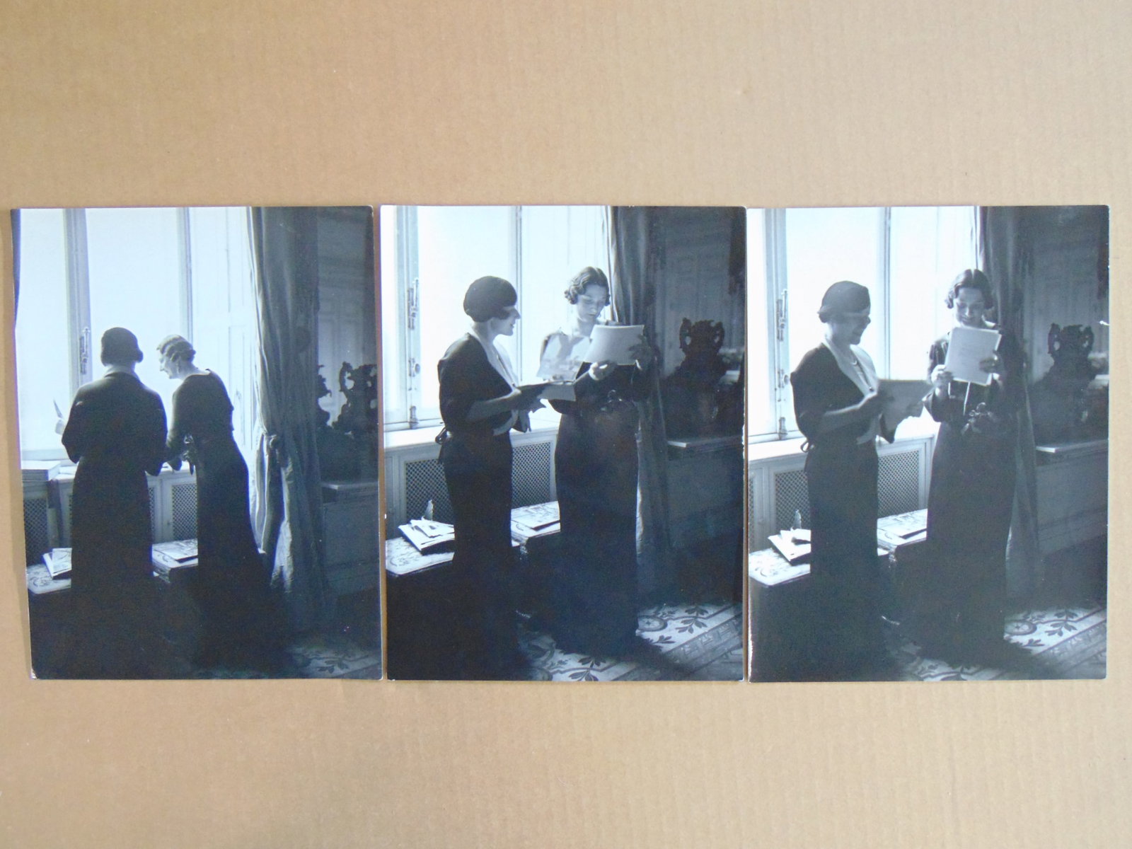 3 photographs, Princess Olga of Greece and Denmark with Anita Daniel, attributed to Alfred (1 of 5)